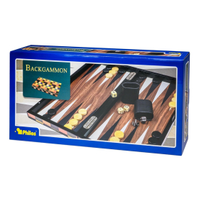 Philos Backgammon Fourni, gross, Magnetverschluss