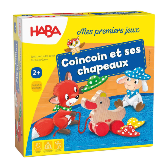 Haba Mes premiers jeux - Coincoin et ses chaeaux