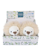 Doudou Unicef Füsslinge mit Rassel Löwe 0-6M
