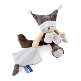 Doudou Schlenker-Bär mit Schmusetuch Tag&Nacht,...