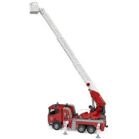 Bruder Scania Super 560R Feuerwehr mit Drehleiter &...