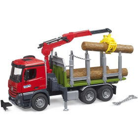 Bruder Mercedes Benz Arocs Holztransport-LKW mit...