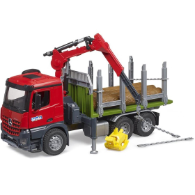 Bruder Mercedes Benz Arocs Holztransport-LKW mit...
