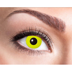 Kontaktlinsen Krähenauge gelb
