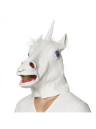 Fasnacht Kopfmaske Einhorn Latex