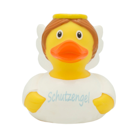 LiLaLu Badeente Schutzengel weiss