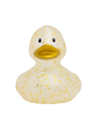 LiLaLu Badeente Konfetti Gold
