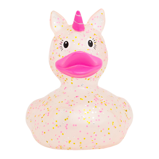 LiLaLu Badeente Konfetti Einhorn