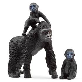 Schleich Flachland Gorilla Familie