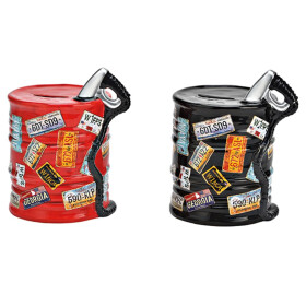 Spardose &Ouml;l Fass, assortiert