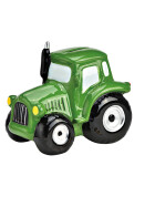 Spardose Traktor, gr&uuml;n