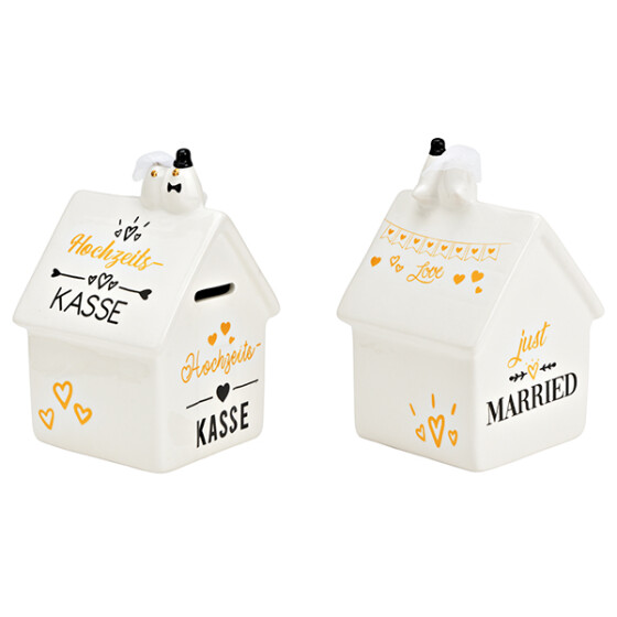 Spardose Haus Just Married