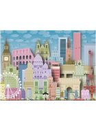 Puzzle Buntes Europa, 300 Teile
