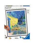 Ravensburger CreArt - Malen nach Zahlen - ART Collection: Caf&eacute; Terrace (Van Gogh)