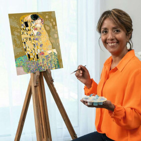 Ravensburger CreArt - Malen nach Zahlen - ART Collection: The Kiss (Klimt)