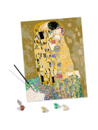 Ravensburger CreArt - Malen nach Zahlen - ART Collection: The Kiss (Klimt)