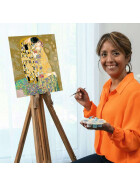 Ravensburger CreArt - Malen nach Zahlen - ART Collection: The Kiss (Klimt)