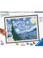 Ravensburger CreArt - Malen nach Zahlen - ART Collection: The Starry Night (Van Gogh)