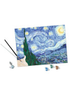 Ravensburger CreArt - Malen nach Zahlen - ART Collection: The Starry Night (Van Gogh)