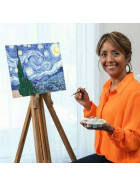 Ravensburger CreArt - Malen nach Zahlen - ART Collection: The Starry Night (Van Gogh)