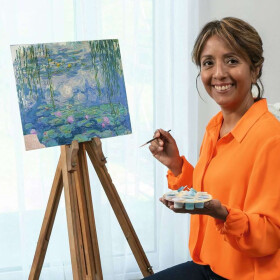 Ravensburger CreArt - Malen nach Zahlen - ART Collection: Waterlilies (Monet)