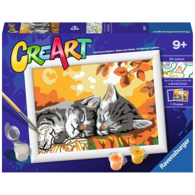 Ravensburger CreArt - Malen nach Zahlen - Autumn Kitties