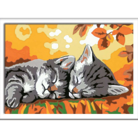 Ravensburger CreArt - Malen nach Zahlen - Autumn Kitties