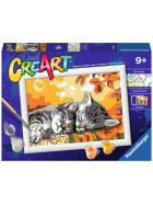 Ravensburger CreArt - Malen nach Zahlen - Autumn Kitties