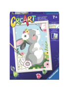 Ravensburger CreArt - Malen nach Zahlen - Beautiful Bunny