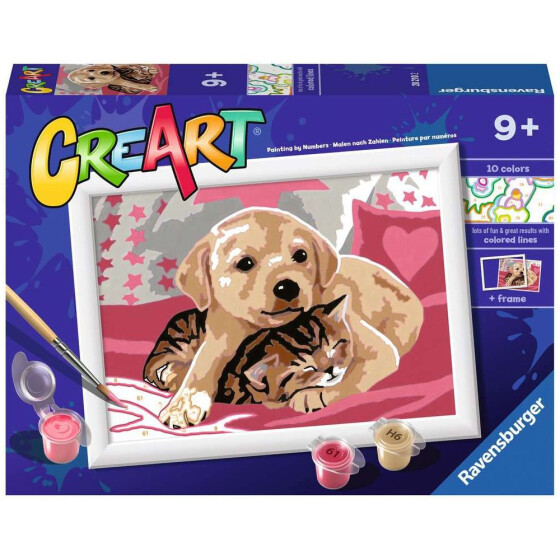 Ravensburger CreArt - Malen nach Zahlen - Blanket Buddies