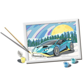 Ravensburger CreArt - Malen nach Zahlen - Blue Lamborghini