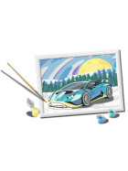 Ravensburger CreArt - Malen nach Zahlen - Blue Lamborghini
