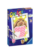 Ravensburger CreArt - Malen nach Zahlen - Bunny Cup