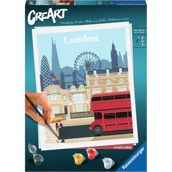 Ravensburger CreArt - Malen nach Zahlen - Colourful London