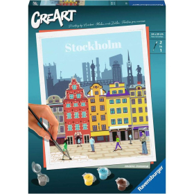 Ravensburger CreArt - Malen nach Zahlen - Colourful Stockholm