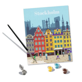 Ravensburger CreArt - Malen nach Zahlen - Colourful Stockholm