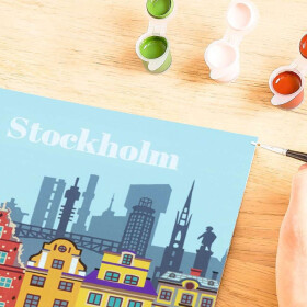 Ravensburger CreArt - Malen nach Zahlen - Colourful Stockholm