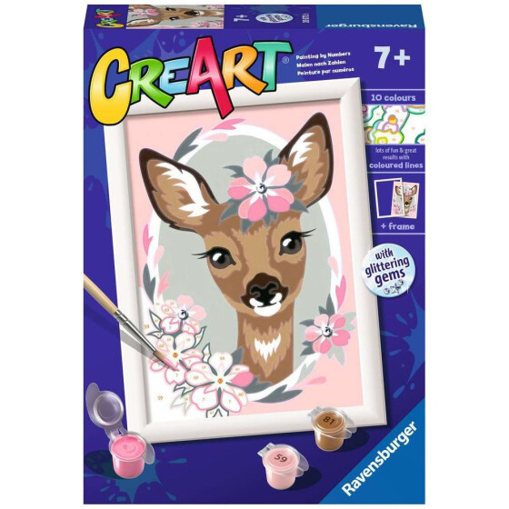 Ravensburger CreArt - Malen nach Zahlen - Delightful Deer