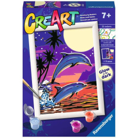 Ravensburger CreArt - Malen nach Zahlen - Dolphin Adventures