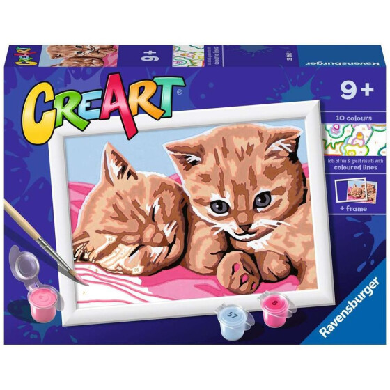 Ravensburger CreArt - Malen nach Zahlen - Feline Friends
