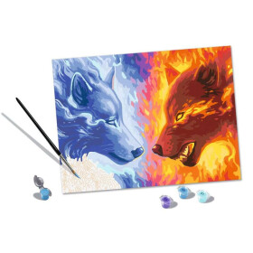 Ravensburger CreArt - Malen nach Zahlen - Fire & Ice