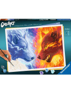 Ravensburger CreArt - Malen nach Zahlen - Fire & Ice