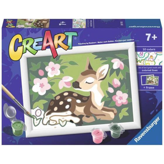Ravensburger CreArt - Malen nach Zahlen - Floral Fawn