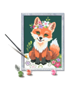 Ravensburger CreArt - Malen nach Zahlen - Flower Fox