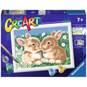 Ravensburger CreArt - Malen nach Zahlen - Fluffy Bunnies
