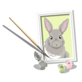 Ravensburger CreArt - Malen nach Zahlen - Gray Rabbit