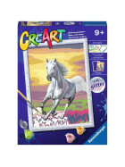 Ravensburger CreArt - Malen nach Zahlen - Horse at Sunset