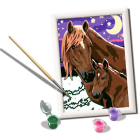 Ravensburger CreArt - Malen nach Zahlen - Horses at Midnight