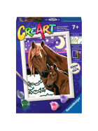 Ravensburger CreArt - Malen nach Zahlen - Horses at Midnight