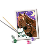 Ravensburger CreArt - Malen nach Zahlen - Horses at Midnight